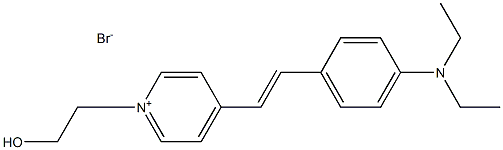 Pyridinium, 4-[2-[4-(diethylamino)phenyl]ethenyl]-1-(2-hydroxyethyl)-, bromide
