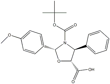 (2R,4S,5R)-3-(tert-butoxycarbonyl)-2-(4-Methoxyphenyl)-4-phenyloxazolidine-5-carboxylic acid