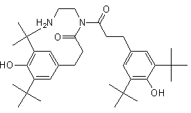N,N-bis(3,5-di-tert-butyl-4-hydroxyphenylpropionyl)dimethylenediamine